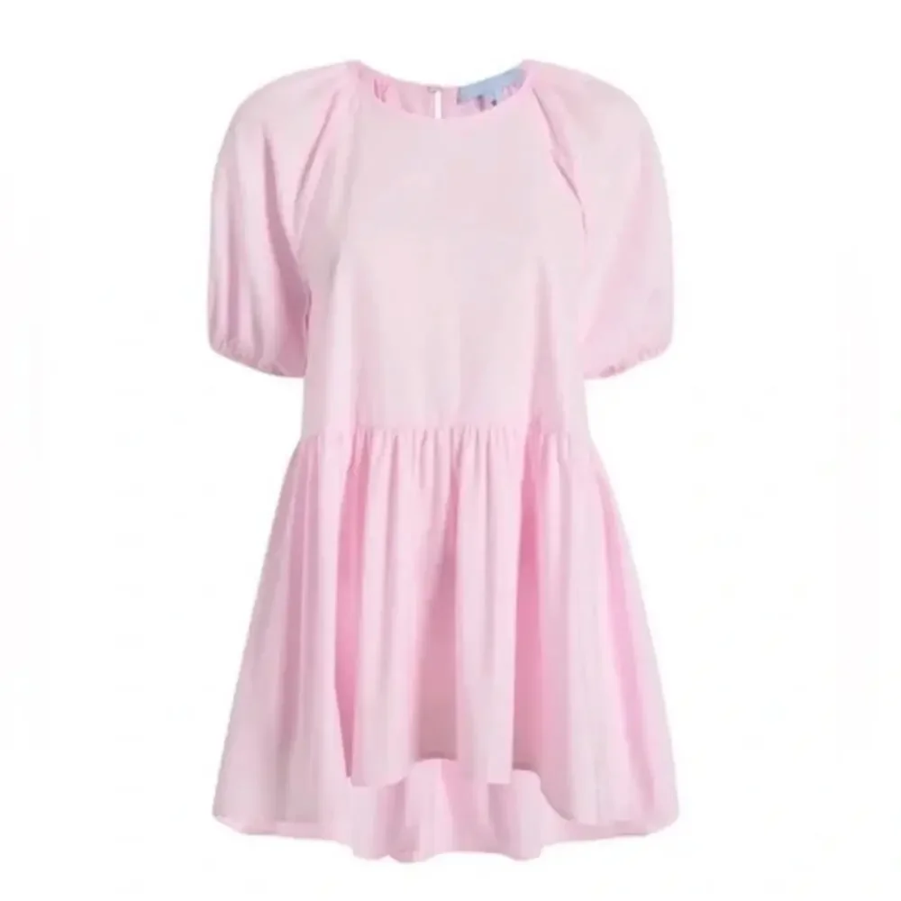 Hill House NWT Ballerina Pink The Francesca Babydoll Puff Sleeve Blouse medium